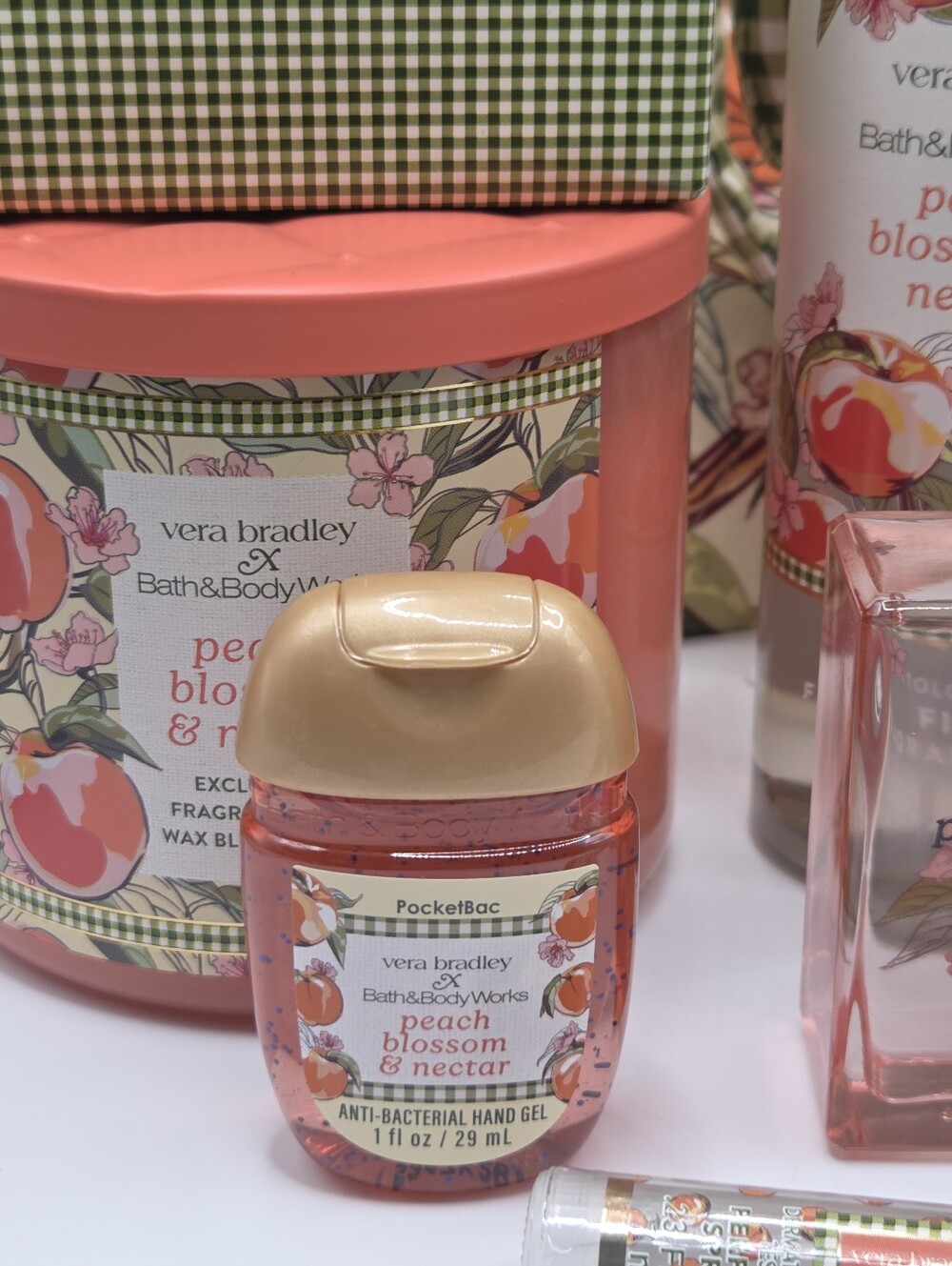 Bath & Body Works X Vera Bradley Peach Blossom and Nectar Deluxe Bundle!♡ - Picture 4 of 9